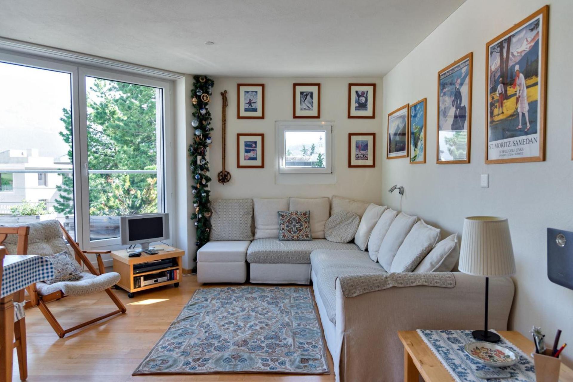 Chesa Quadratscha - Samedan Appartement Buitenkant foto