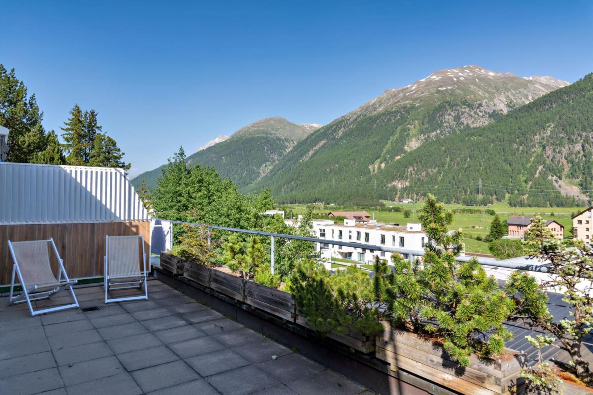 Chesa Quadratscha - Samedan Appartement Buitenkant foto